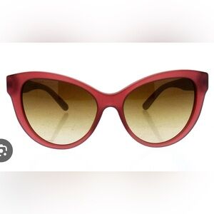 Burberry B 4220 3576/13 56 17 140 3N Burgundy and Gold Cat-Eye Sunglasses